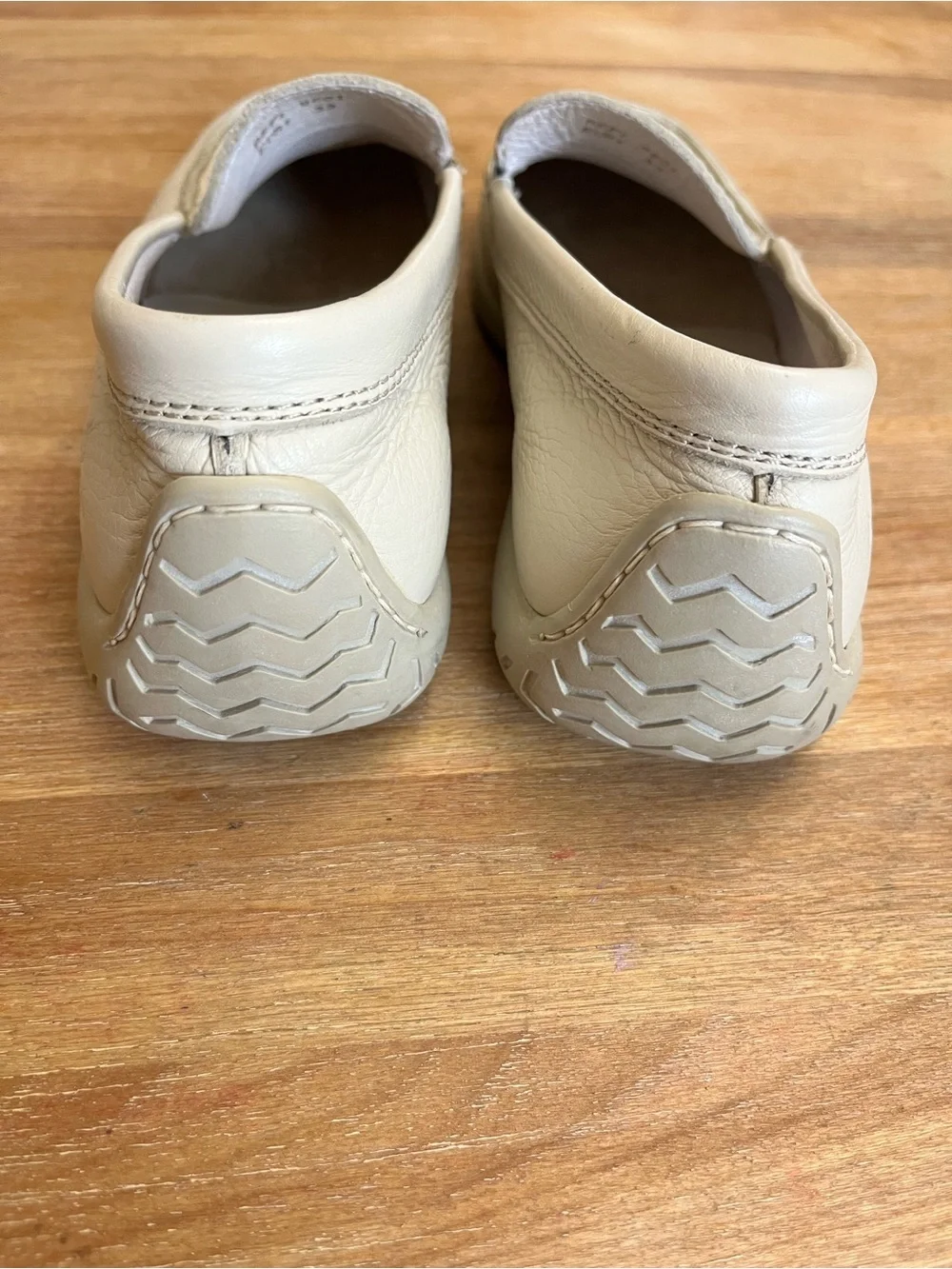 Havana Joe Men's Cream Leather Slip On Resort Loafers Made In Spain